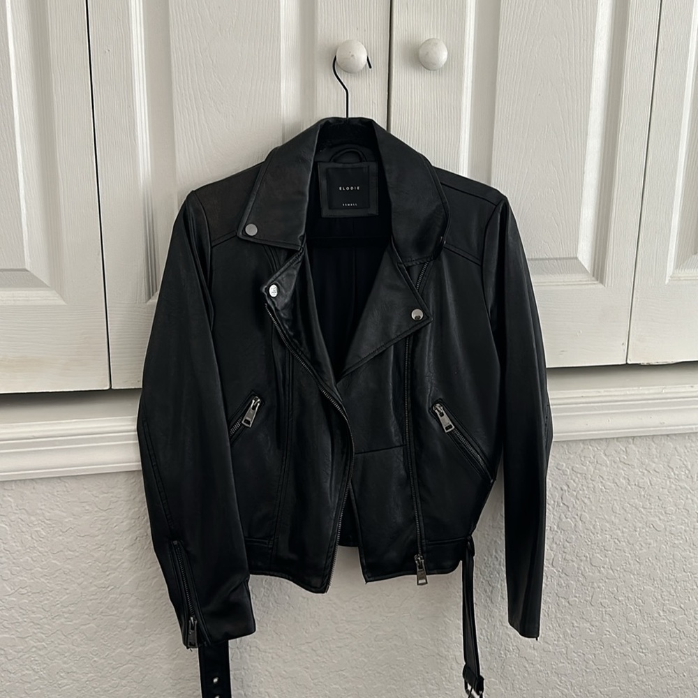 never worn perfect condition elodie leather jacket
